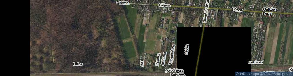 Zdjęcie satelitarne Armii Krajowej ul.